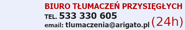 Tumacz sowacki - Telefon: 533 330 605